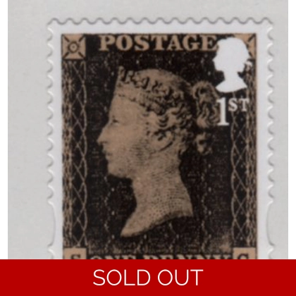3709 Penny Black anniversary self-adhesive booklet single
